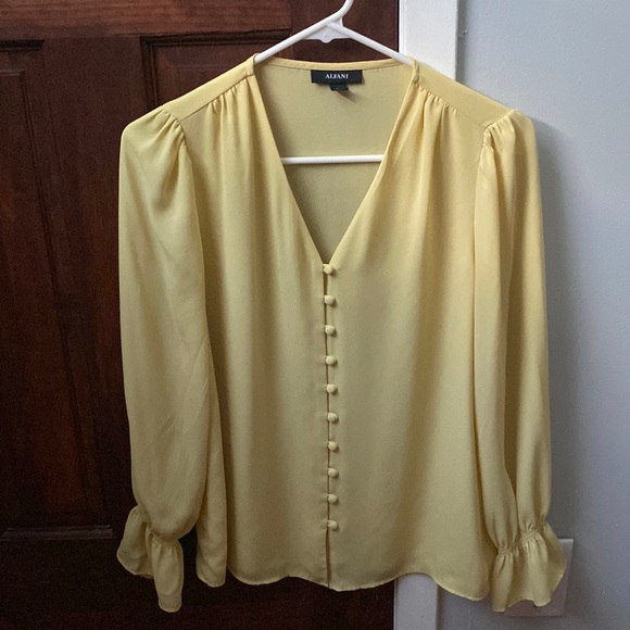 Alfani Tops - Alfani yellow blouse